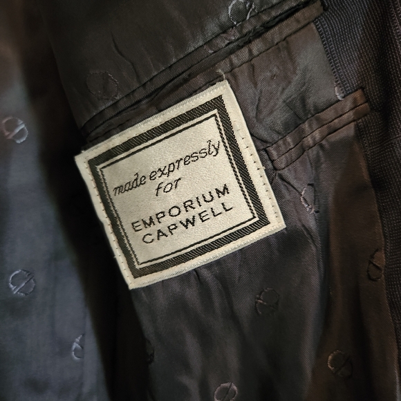 Vintage Christian Dior Le Connaisseur Men's Wool Suit Jacket - Size 42S - Picture 3 of 12